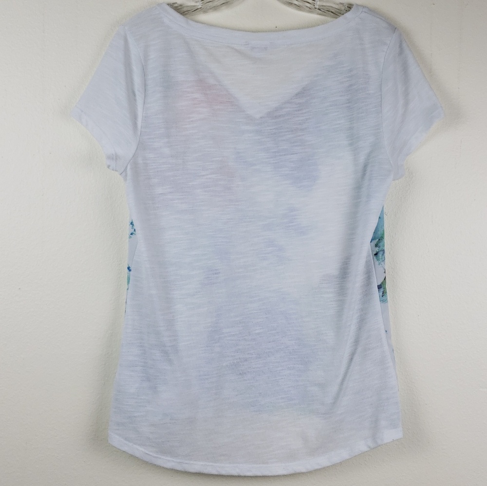 🌞 Calvin Klein | White V Neck T shirt - Picture 2 of 5